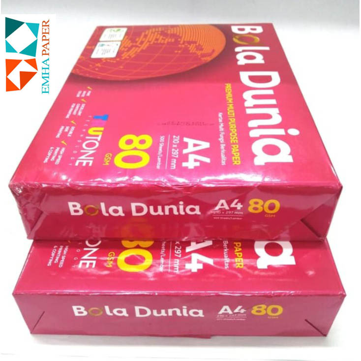 Wholesale copy papers A4 80 gsm bola dunia