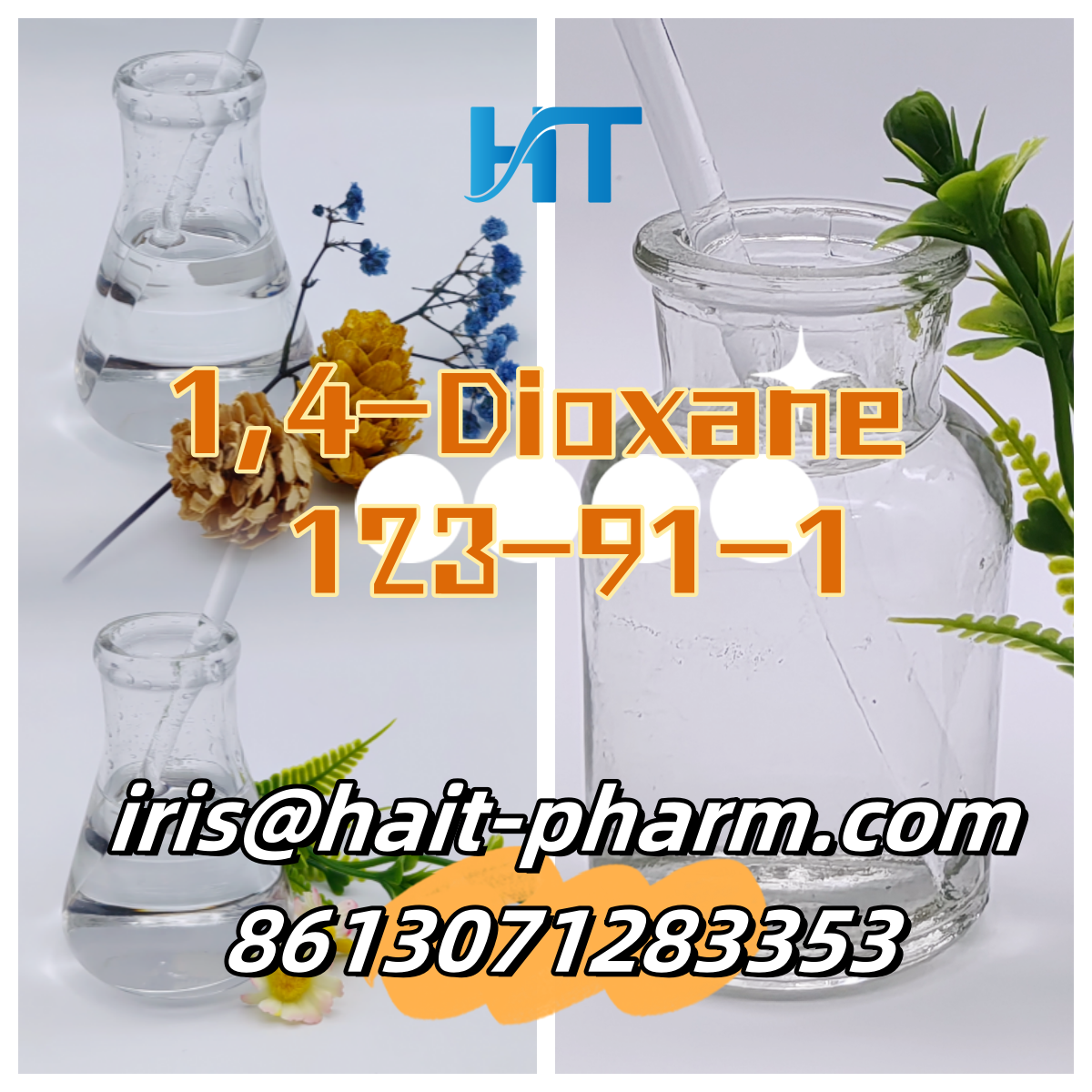 Manufacturer supply 99%min purity 1,4-Dioxane CAS  123-91-1 with factory price 1,4-Dioxane