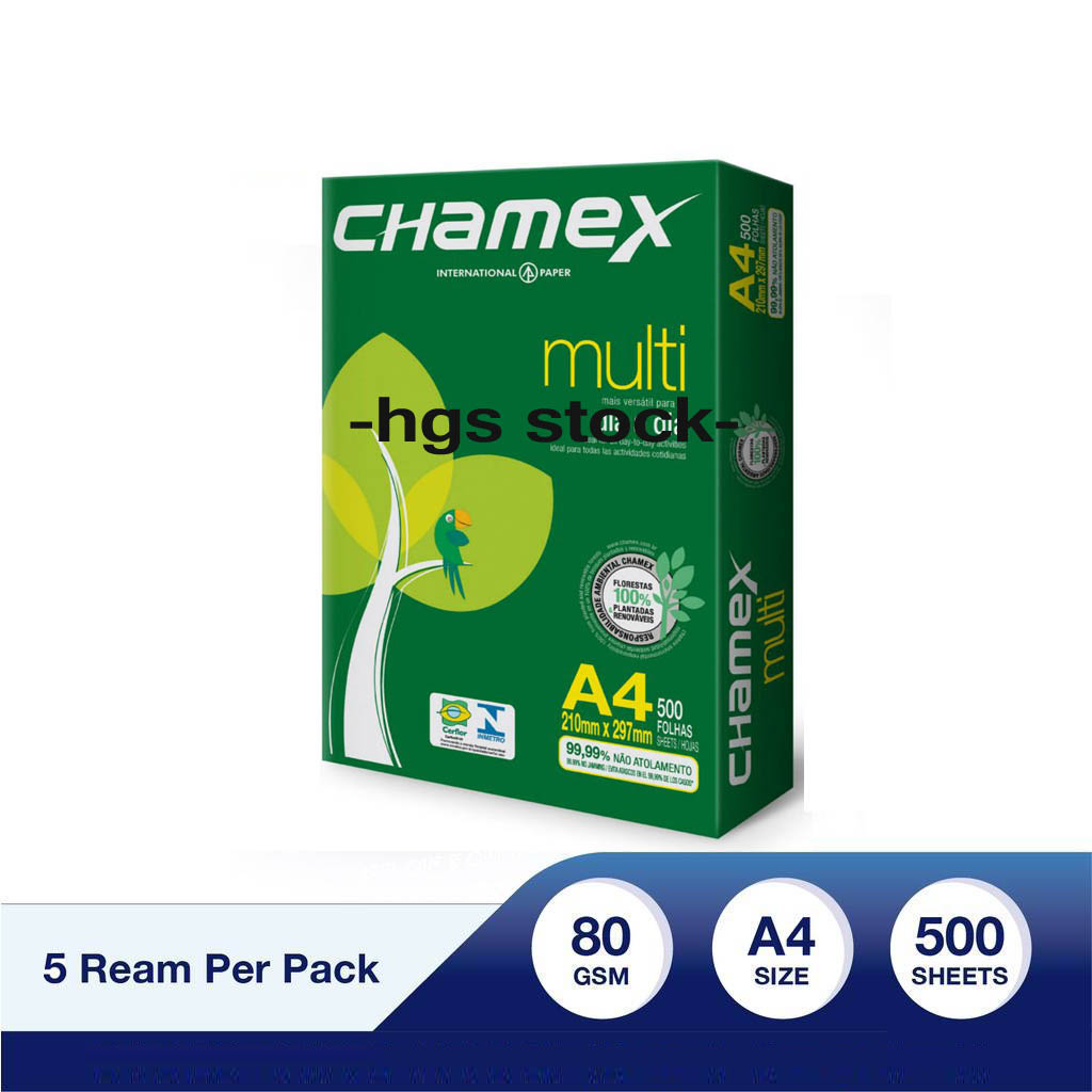 Chamex A4 80 gr natural white office papers