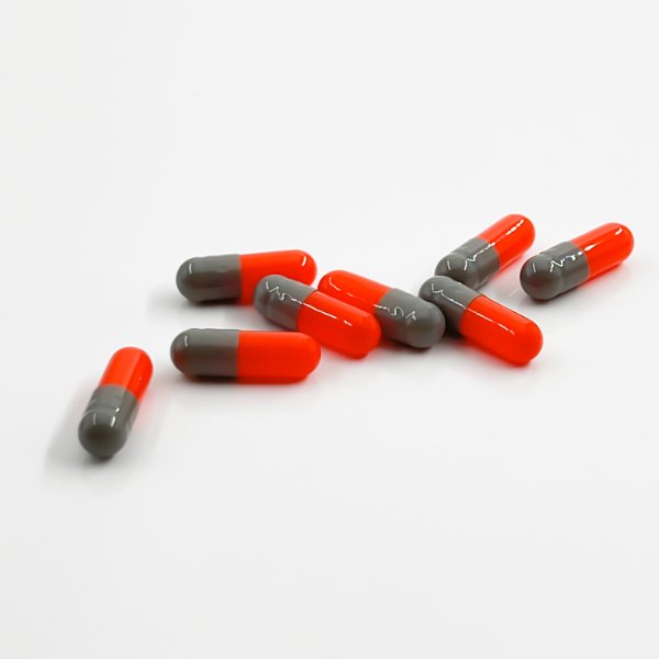 00# Orange Red Gray ETO/TIO2 Free Capsules