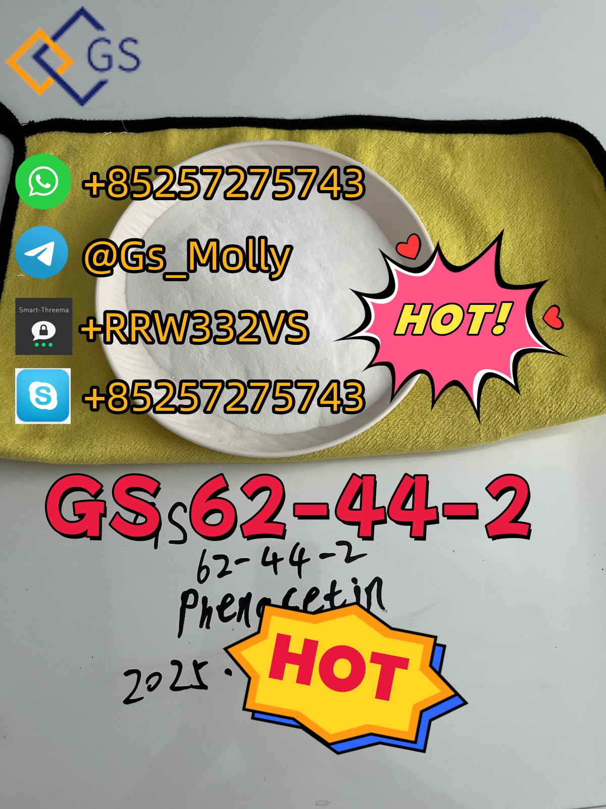 high-purity-gs-1451-82-7-cas-62-44-2-in-stock-now-113546
