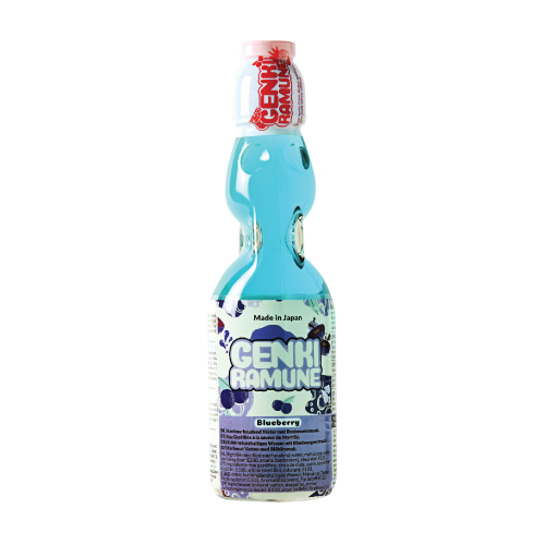 Genki Ramune Blueberry Soda