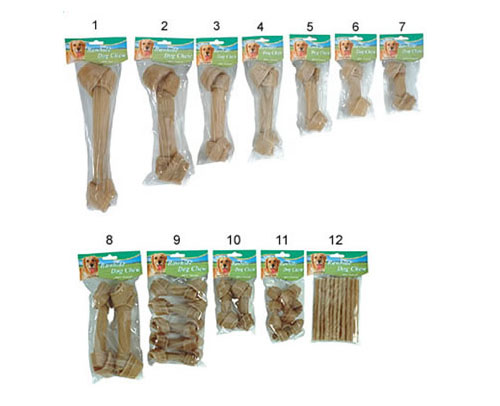 Natural Brown Rawhide Chews