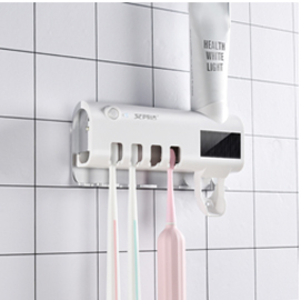 Toothbrush disinfectant holder