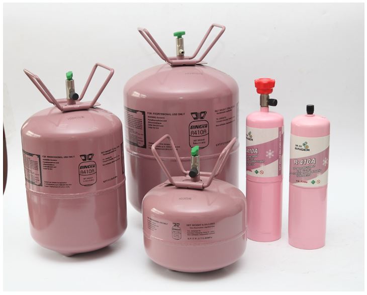 Refrigerant gas R410A